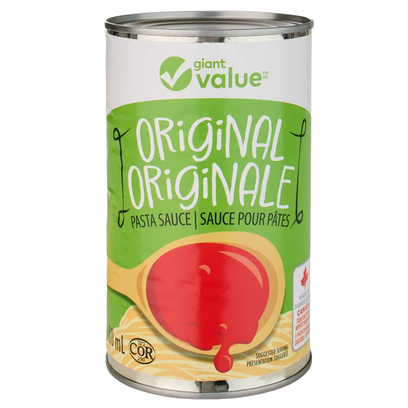 Giant Value Original Pasta Sauce, 680 ml