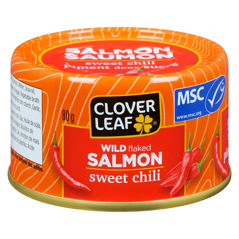 Clover Leaf Wild Flaked Salmon Sweet Chili, 80 g