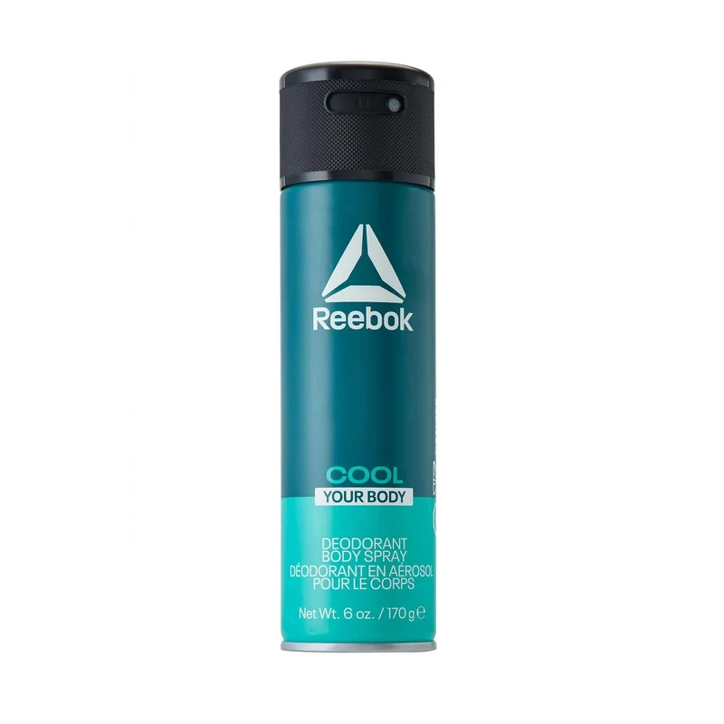 Reebok Cool Your Body Deodorant Body Spray, 170 g
