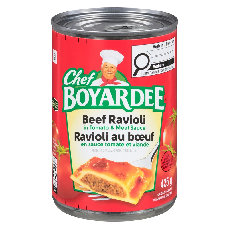 Chef Boyardee Beef Ravioli in Tomato & Meat Sauce, 425 g