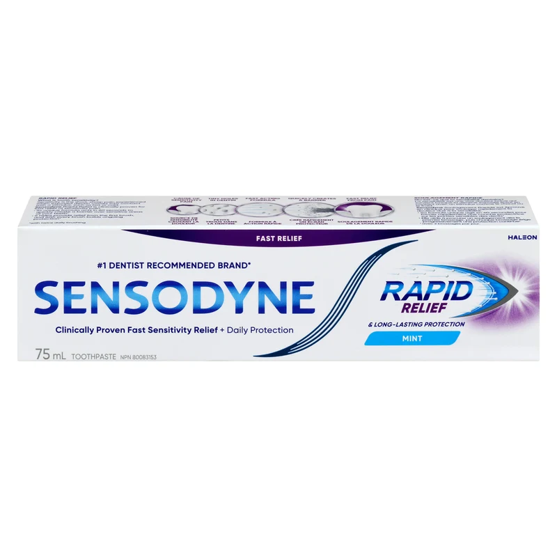 Sensodyne Rapid Relief Toothpaste Mint, 75 ml