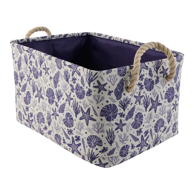 HomeStyles Rope Handle Tote, 15-in x 11-in x 8-in.
