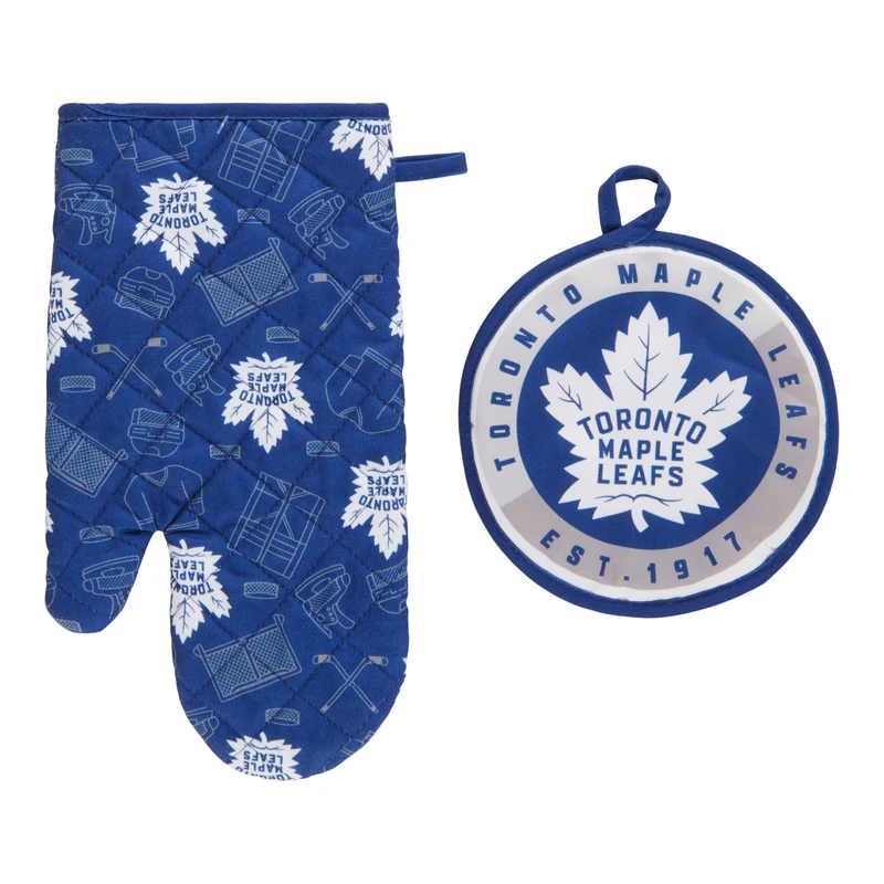 NHL Toronto Maple Leafs Oven Mitt & Pot Holder Set, 2 Piece
