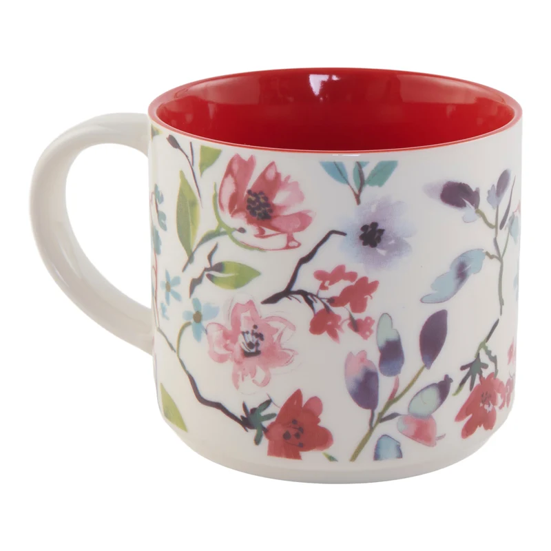 HomeStyles Ceramic Floral Mug