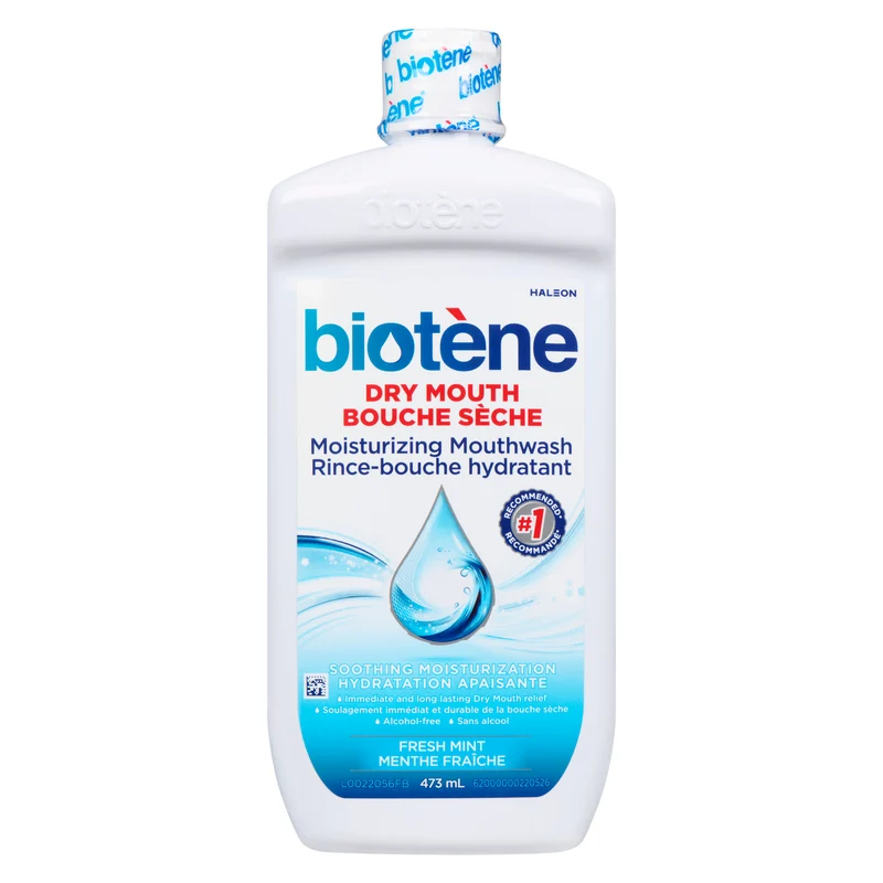 Biotène Moisturizing Mouthwash Dry Mouth Fresh Mint, 473-ml