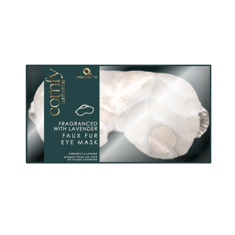 Eye Mask with Lavender, White