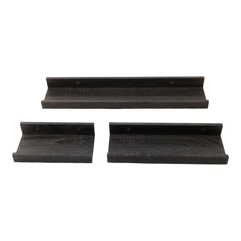Giant Value Floating Shelves, Black, 3 Piece