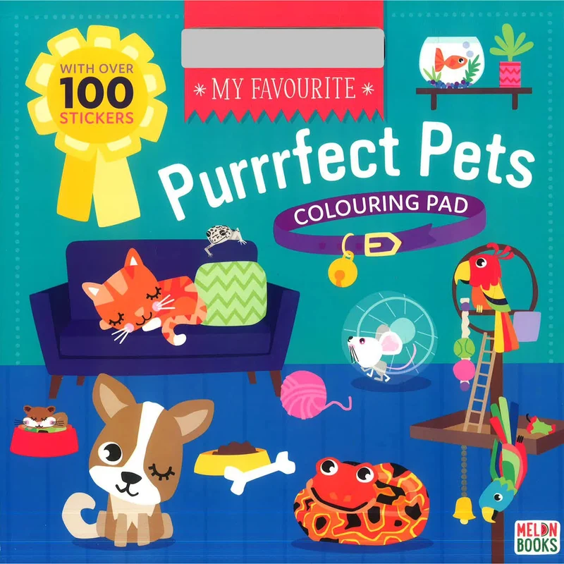 My Favourite Colouring Pad, Assorted, 10.5-in x 10.5-in.