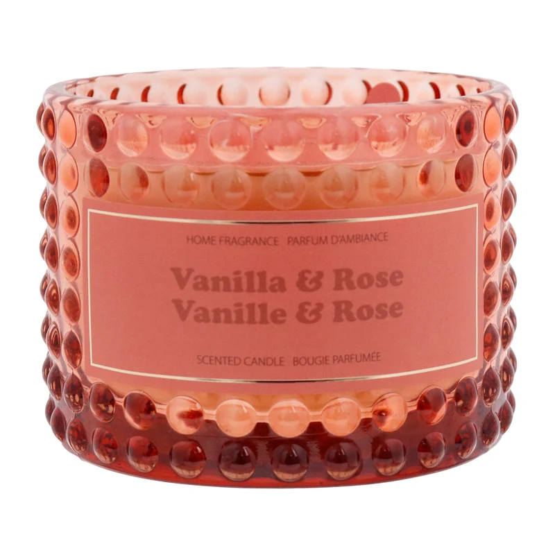 HomeStyles Bubble Jar Candle, Vanilla Rose, 11-oz.