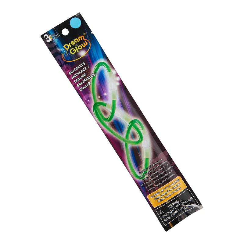 Glow Stick Bracelets, 3 Pack