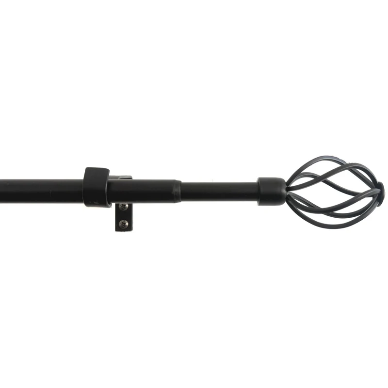HomeStyles Extendable Metal Curtain Rod, 48-in to 86-in.