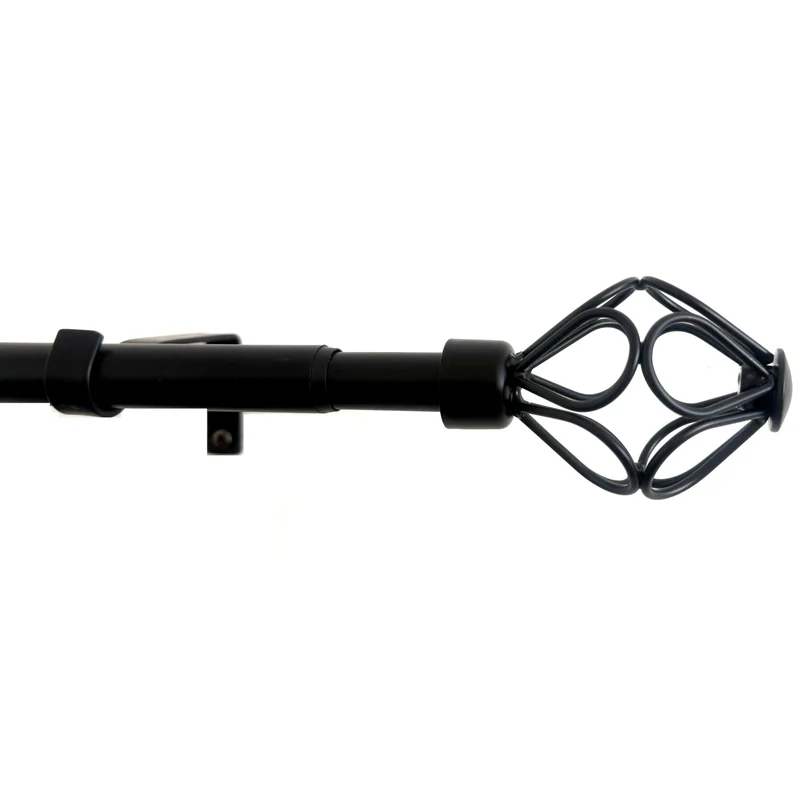 HomeStyles Extendable Metal Curtain Rod, 48-in to 86-in.