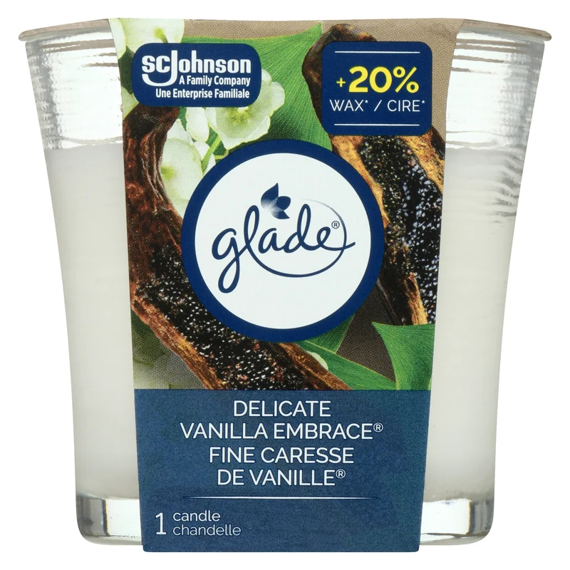 Glade Delicate Vanilla Embrace Candle