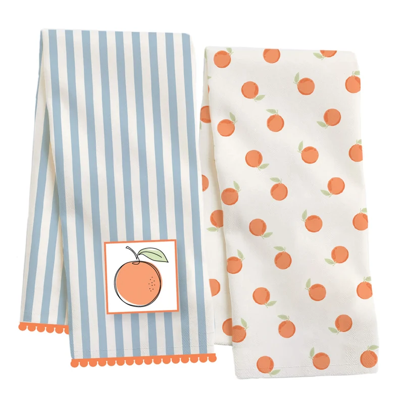 Pom Pom Tea Towel, 16-in x 26-in.
