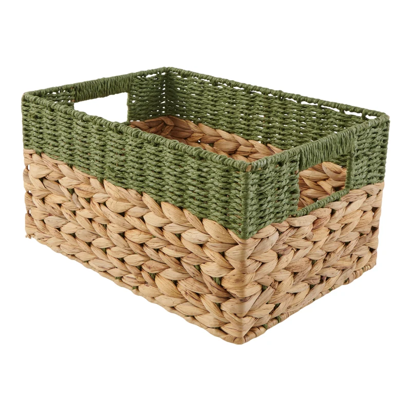 HomeStyles 2-Tone Basket, 13.7-in x 10-in x 7-in.