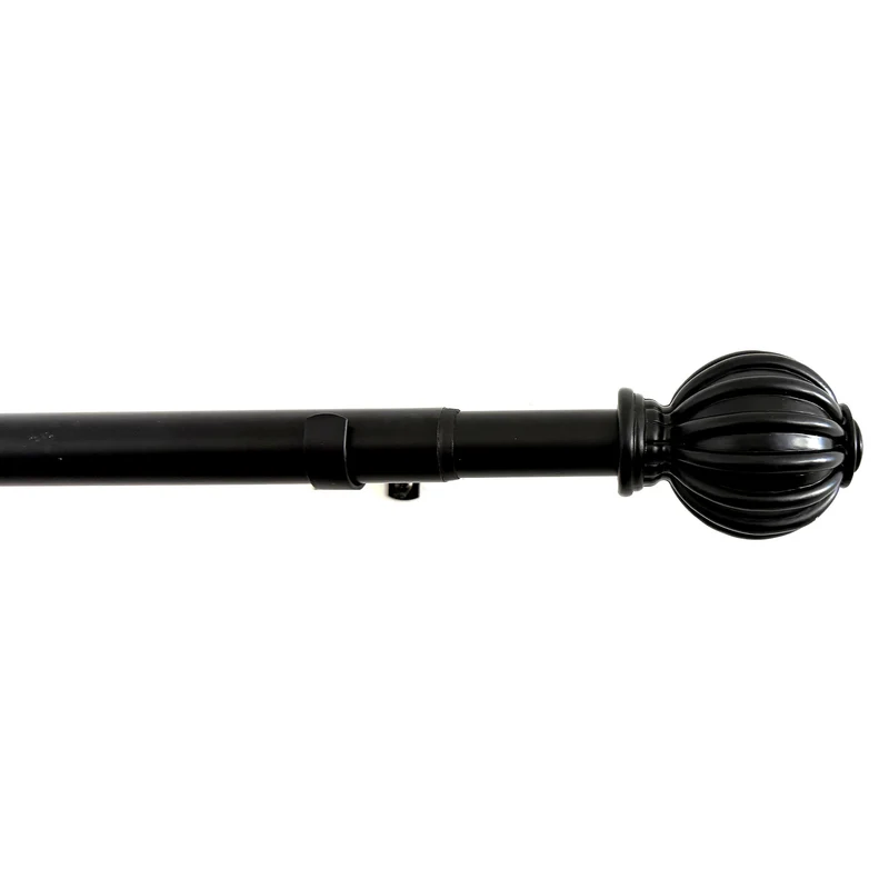HomeStyles Extendable Metal Curtain Rod, 66-in to 120-in.