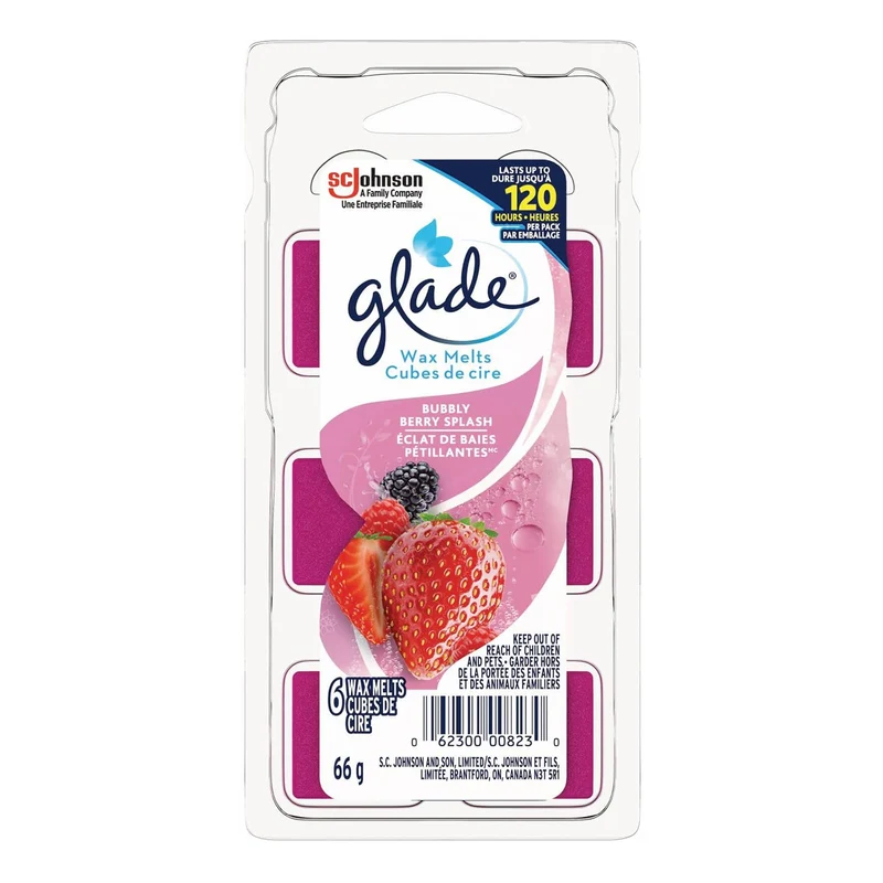 Glade Wax Melts, Berry Splash, 6-Pack