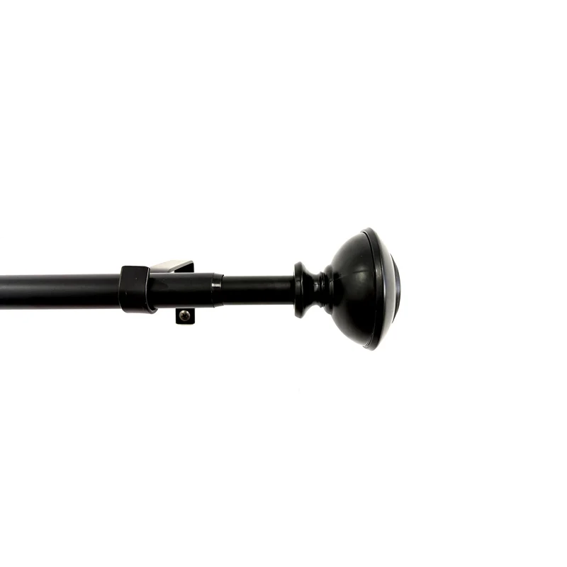 HomeStyles Extendable Metal Curtain Rod, 66-in to 120-in.