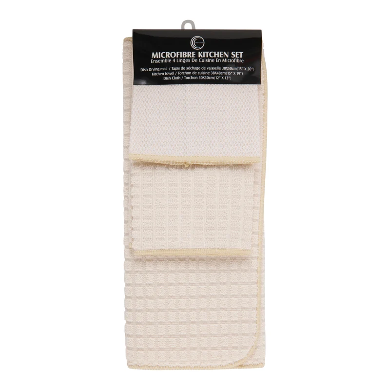 Absorbent Kitchen Drying Mat Set, 3-Piece, 15-in x 15-in.