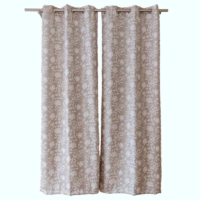 HomeStyles Printed Room Darkening Curtains with Grommets, 37-in x 84-in, 2 Pack
