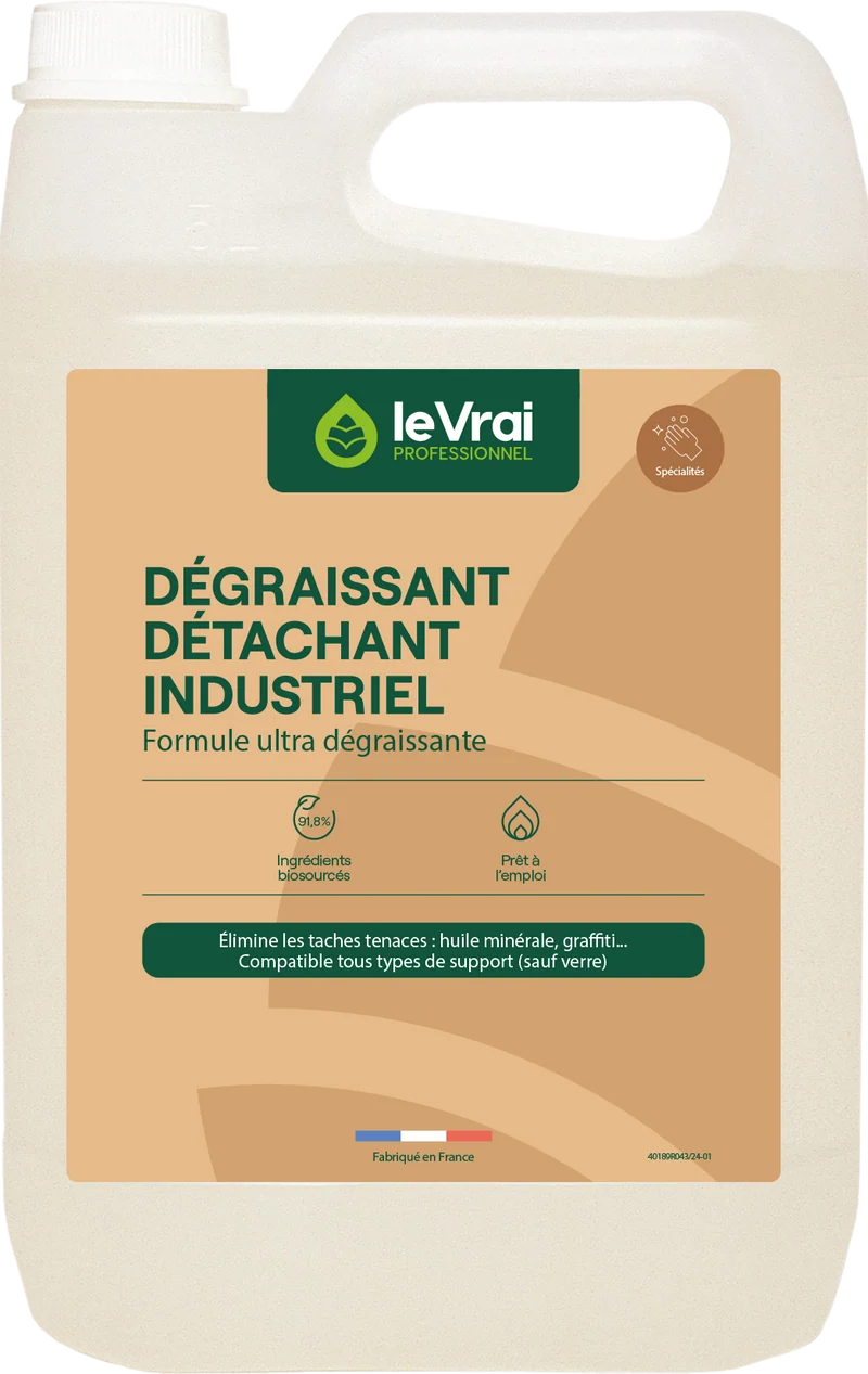 DEGRAISSANT DETACHANT INDUSTRIEL 5L