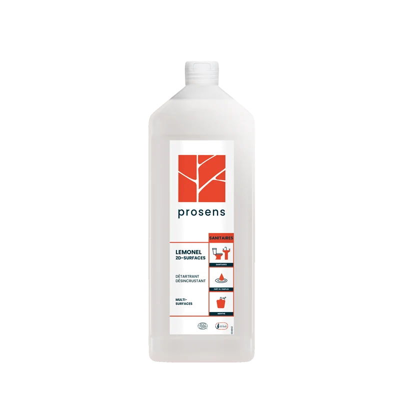 DETARTRANT DESINCRUSTANT LEMONEL 2D SURFACES ECOCERT 1L