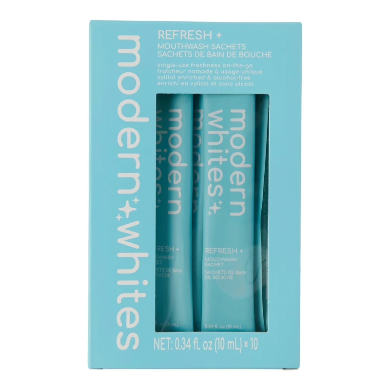 Modern Whites Mouthwash To-Go, 10-ml, 10-Pack
