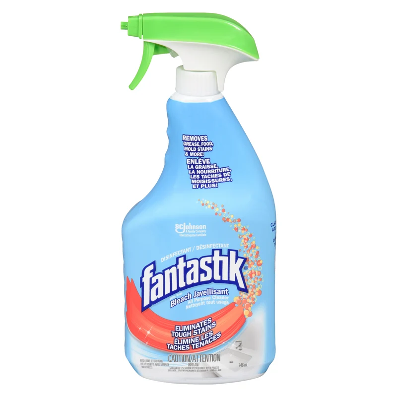Fantastik All Purpose Cleaner with Bleach, 946 ml
