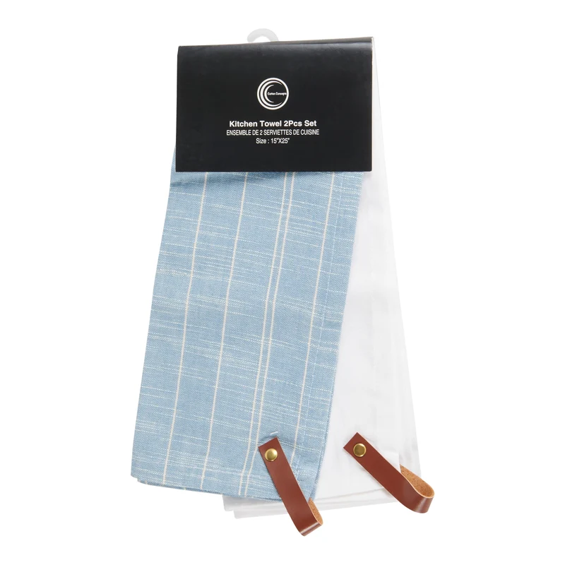 Kitchen Towels, 15-in x 25-in, 2 Pack
