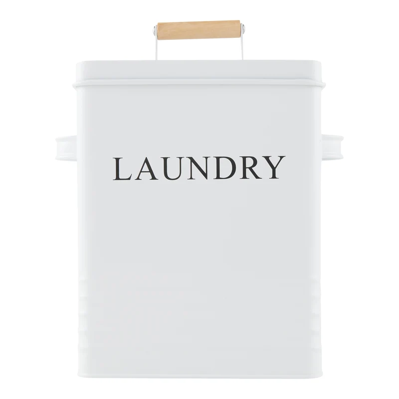 HomeStyles Laundry Container With Scoop, 7-in x 6-in x 9-in.