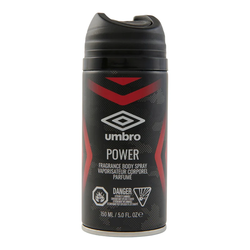 Umbro Deodorant Body Spray, Power, 150 ml