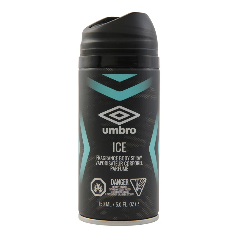 Umbro Deodorant Body Spray, Ice, 150 ml