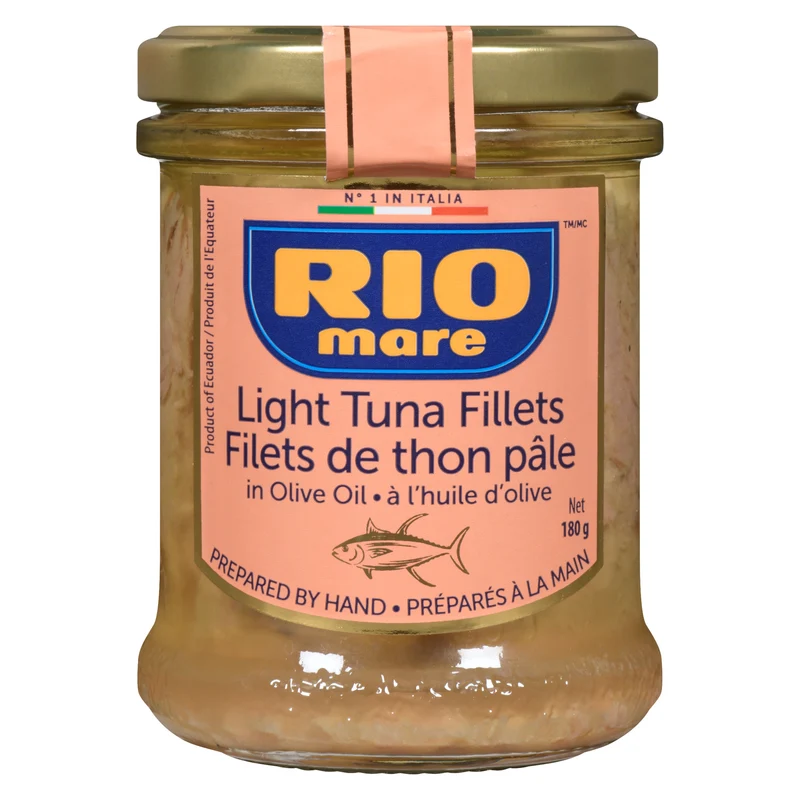 Rio Mare Light Tuna Fillets in Olive Oil, 180 g