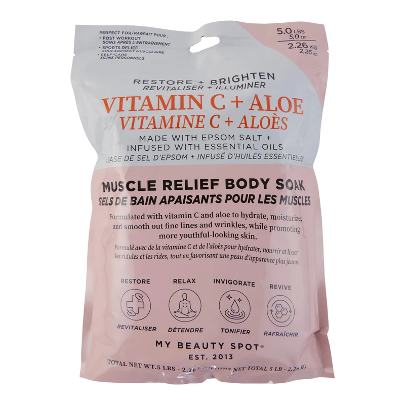 My Beauty Spot Muscle Relief Body Soak, Vitamin C + Aloe