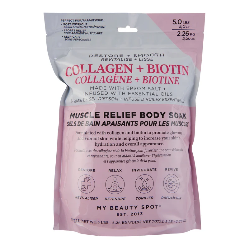 My Beauty Spot Muscle Relief Body Soak, Collagen + Biotin