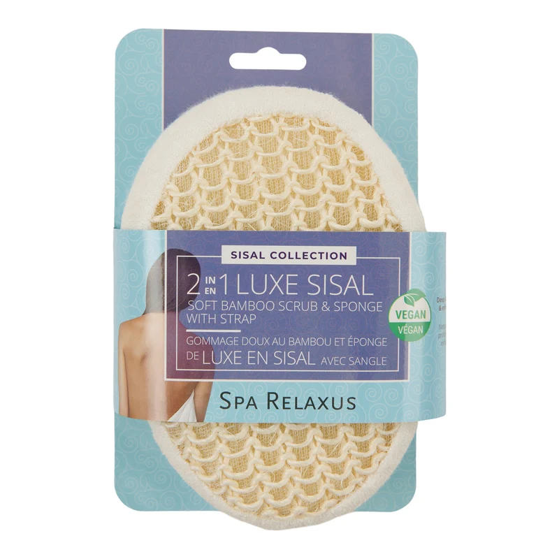 Spa Relaxus Luxe Oval Scrub & Sponge