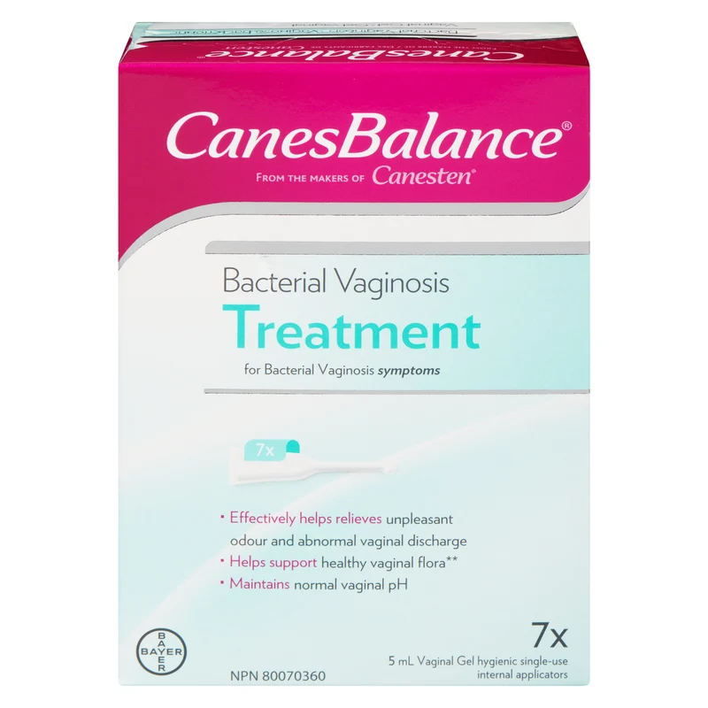 CanesBalance Bacterial Vaginosis Treatment 7x 5 ml Vaginal Gel Hygienic Single-Use Internal Applicators