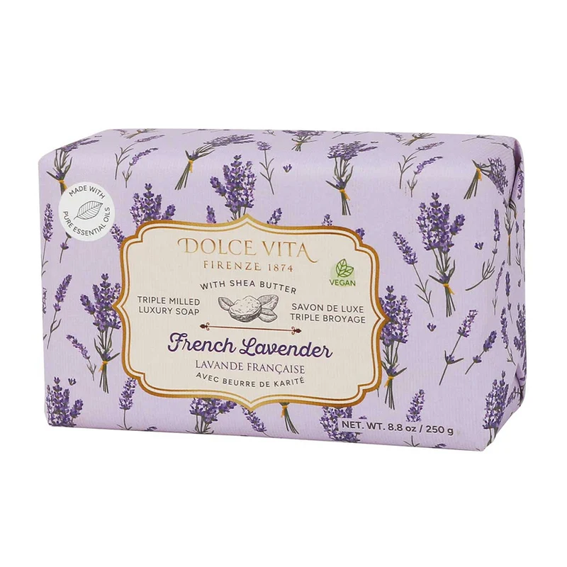 DOLCE VITA Luxury Soap with Shea Butter, Lavender