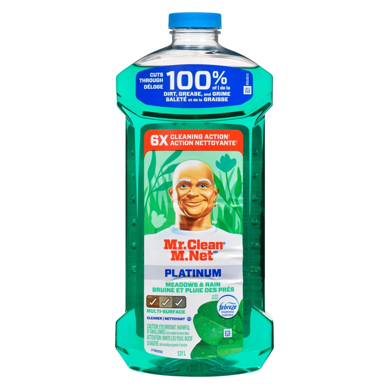 Mr. Clean Platinum Meadows and Rain Multi-Surface Cleaner, 1.21-L