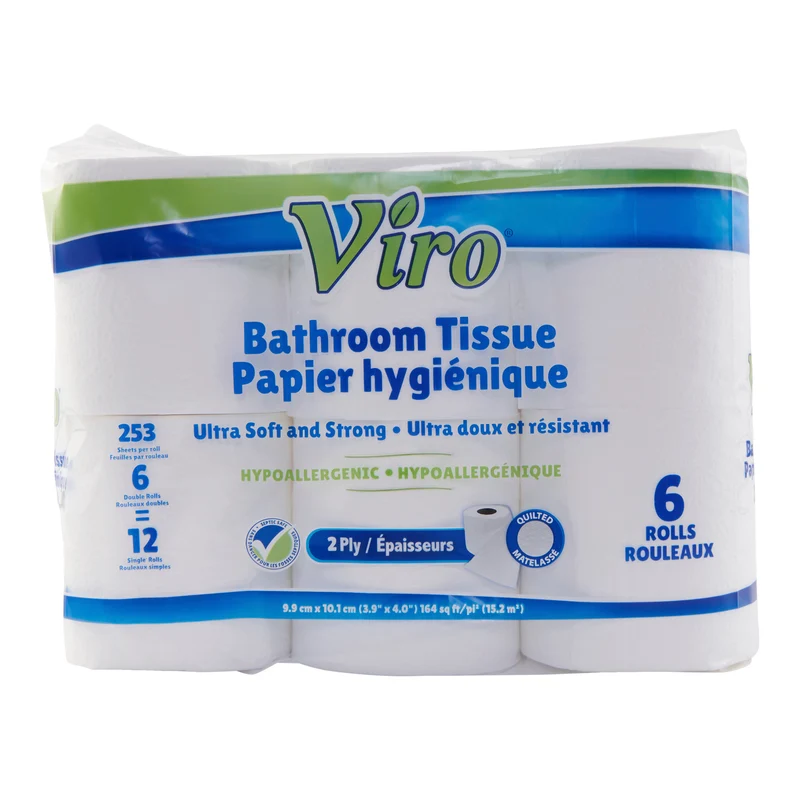 Viro Bathroom Tissue, 6-Pack