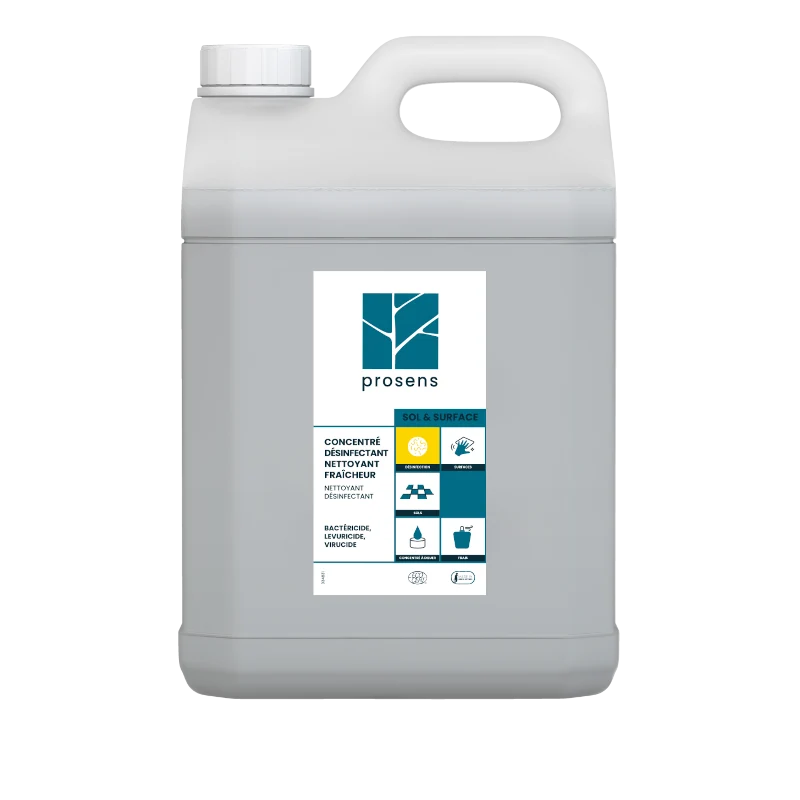 NETTOYANT DESINFECTANT MULTI SURFACES CONCENTRE FRAICHEUR ECOCERT 5L