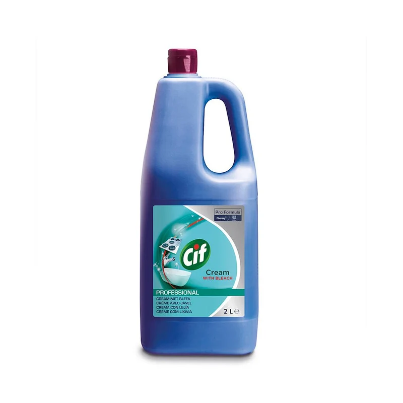 Cif crème à récurer & javel 2L - PRO FORMULA