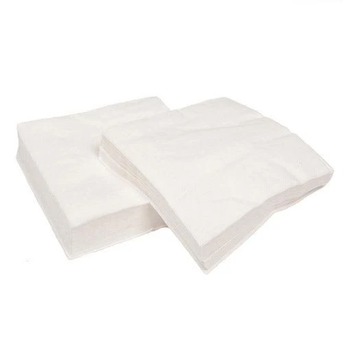 Serviettes de table blanches 33x33cm 1 plis 1/4 - 4500Pc
