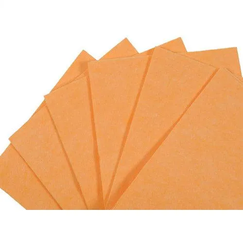 Serpillière viscose orange 60x70cm – absorbante professionnelle