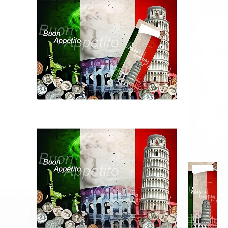 Set de table "Italia" restaurants (500pc)