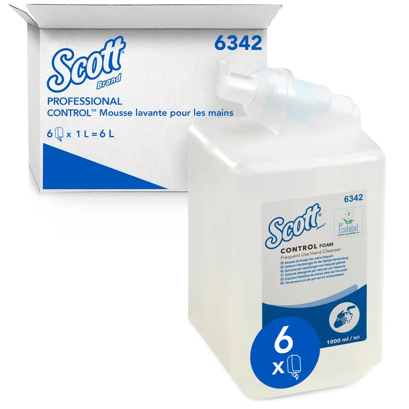 SAVON MOUSSE SCOTT® CONTROL CARTOUCHE 1L X6
