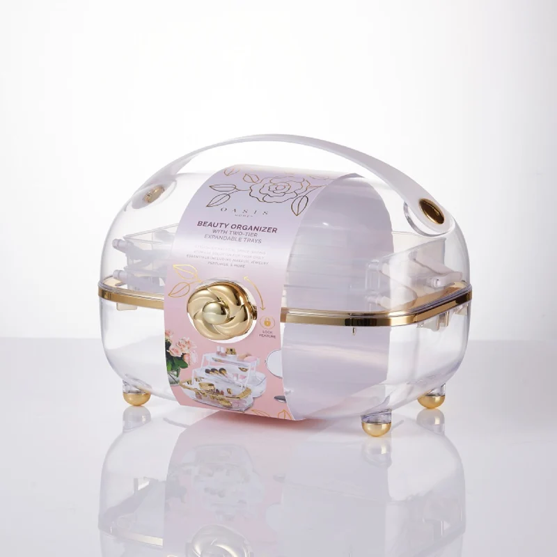 3-Tier Cosmetic Organizer, 9-in x 8-in x 11-in.