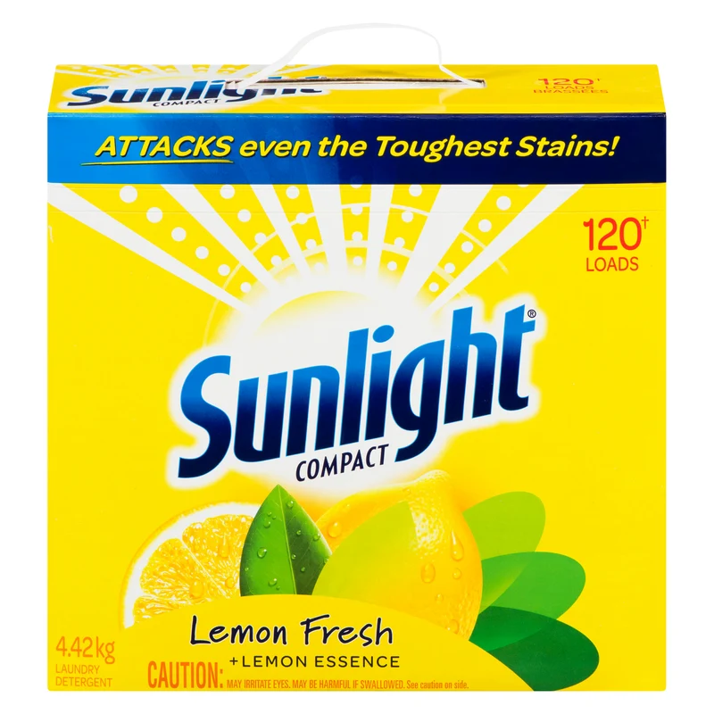 Sunlight Lemon Fresh Laundry Detergent Powder, 4.42-kg