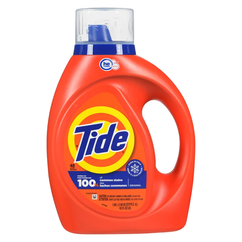 Tide Original Scent Liquid Laundry Detergent, 1.86 L
