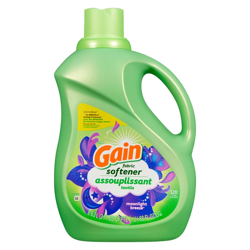 Gain Moonlight Breeze Fabric Softener, 2.63 L